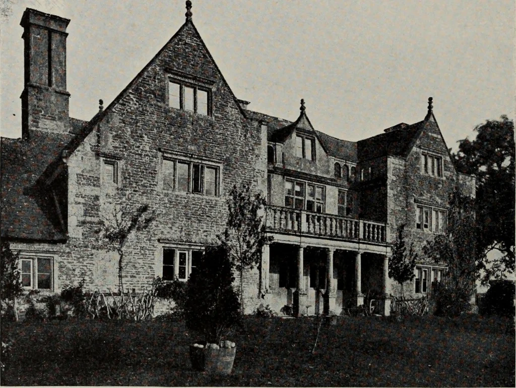 An illustration from Early renaissance architecture in England; a historical and descriptive account of the Tudor, Elizabethan, and Jacobean periods, 1500-1625, for the use of students and others, 1914, leaf 136