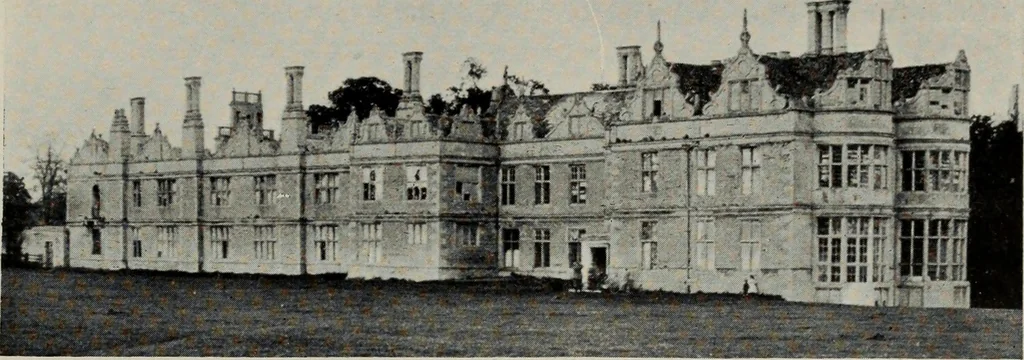 An illustration from Early renaissance architecture in England; a historical and descriptive account of the Tudor, Elizabethan, and Jacobean periods, 1500-1625, for the use of students and others, 1914, leaf 145