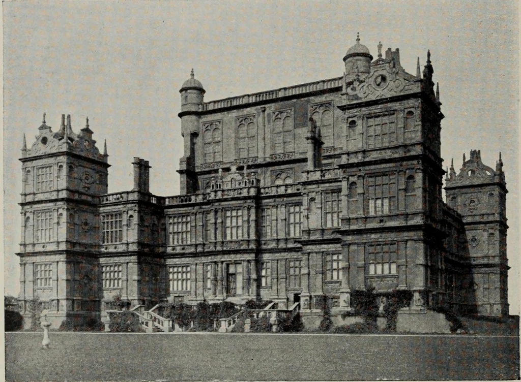 An illustration from Early renaissance architecture in England; a historical and descriptive account of the Tudor, Elizabethan, and Jacobean periods, 1500-1625, for the use of students and others, 1914, leaf 146