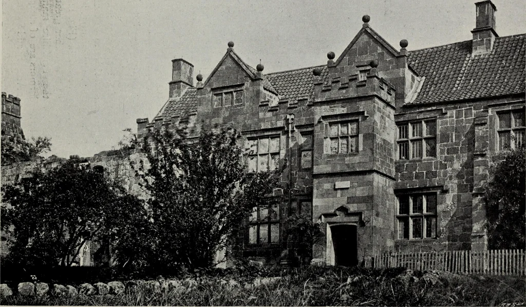 An illustration from Early renaissance architecture in England; a historical and descriptive account of the Tudor, Elizabethan, and Jacobean periods, 1500-1625, for the use of students and others, 1914, leaf 156