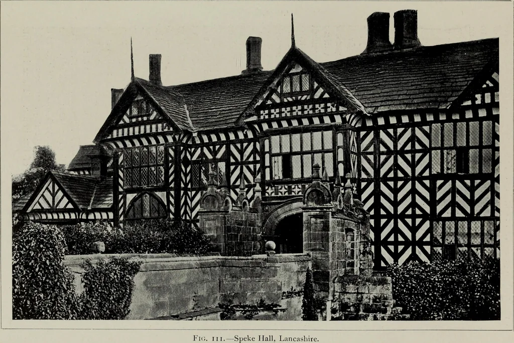 An illustration from Early renaissance architecture in England; a historical and descriptive account of the Tudor, Elizabethan, and Jacobean periods, 1500-1625, for the use of students and others, 1914, leaf 157