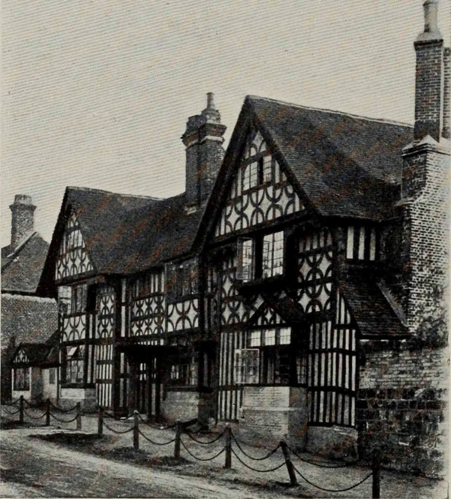 An illustration from Early renaissance architecture in England; a historical and descriptive account of the Tudor, Elizabethan, and Jacobean periods, 1500-1625, for the use of students and others, 1914, leaf 158