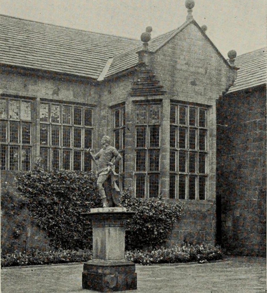 An illustration from Early renaissance architecture in England; a historical and descriptive account of the Tudor, Elizabethan, and Jacobean periods, 1500-1625, for the use of students and others, 1914, leaf 159