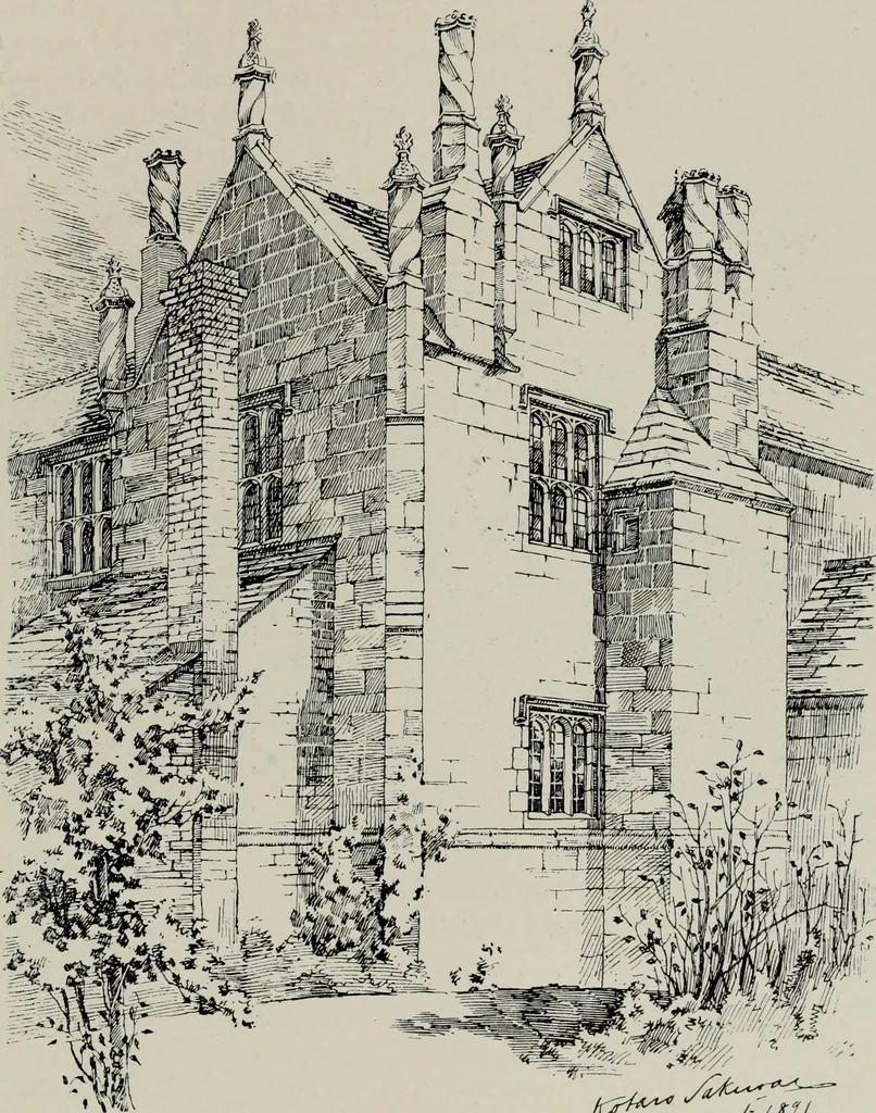 An illustration from Early renaissance architecture in England; a historical and descriptive account of the Tudor, Elizabethan, and Jacobean periods, 1500-1625, for the use of students and others, 1914, leaf 161