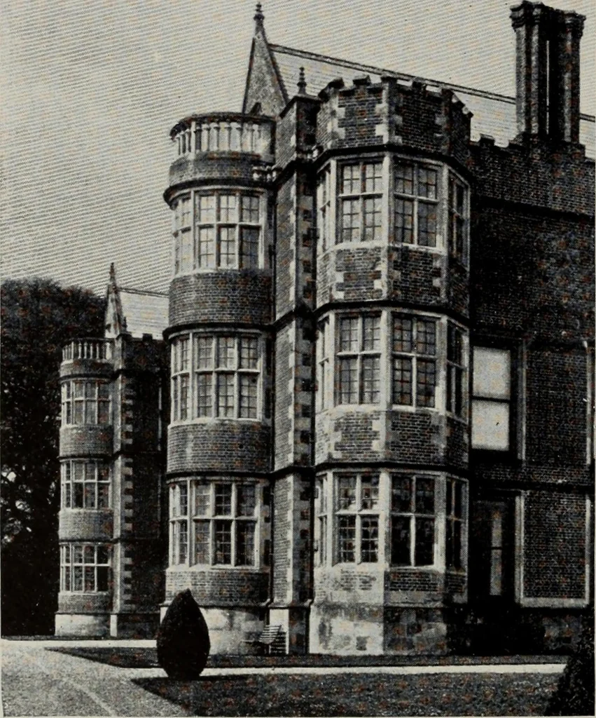 An illustration from Early renaissance architecture in England; a historical and descriptive account of the Tudor, Elizabethan, and Jacobean periods, 1500-1625, for the use of students and others, 1914, leaf 162