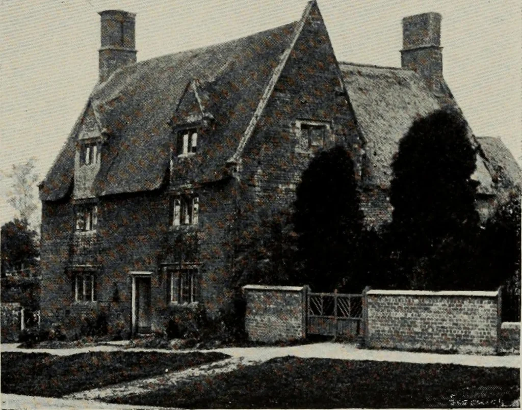 An illustration from Early renaissance architecture in England; a historical and descriptive account of the Tudor, Elizabethan, and Jacobean periods, 1500-1625, for the use of students and others, 1914, leaf 169