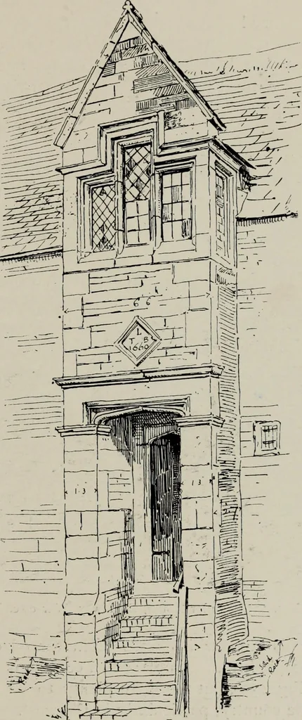 An illustration from Early renaissance architecture in England; a historical and descriptive account of the Tudor, Elizabethan, and Jacobean periods, 1500-1625, for the use of students and others, 1914, leaf 171
