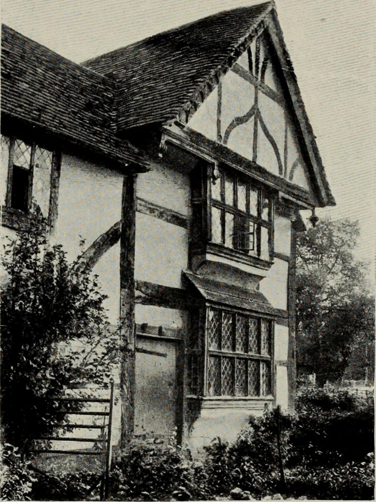 An illustration from Early renaissance architecture in England; a historical and descriptive account of the Tudor, Elizabethan, and Jacobean periods, 1500-1625, for the use of students and others, 1914, leaf 173
