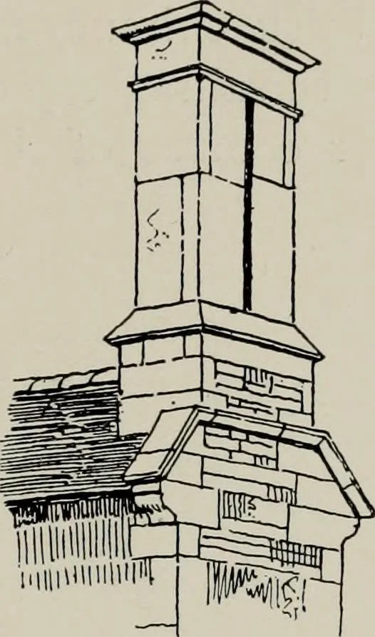 An illustration from Early renaissance architecture in England; a historical and descriptive account of the Tudor, Elizabethan, and Jacobean periods, 1500-1625, for the use of students and others, 1914, leaf 181