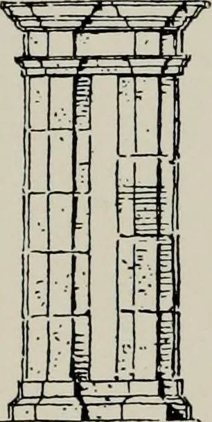 An illustration from Early renaissance architecture in England; a historical and descriptive account of the Tudor, Elizabethan, and Jacobean periods, 1500-1625, for the use of students and others, 1914, leaf 181