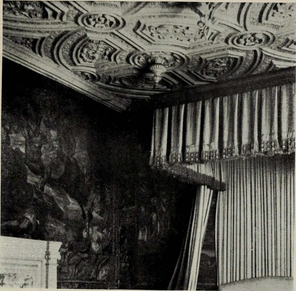 An illustration from Early renaissance architecture in England; a historical and descriptive account of the Tudor, Elizabethan, and Jacobean periods, 1500-1625, for the use of students and others, 1914, leaf 203