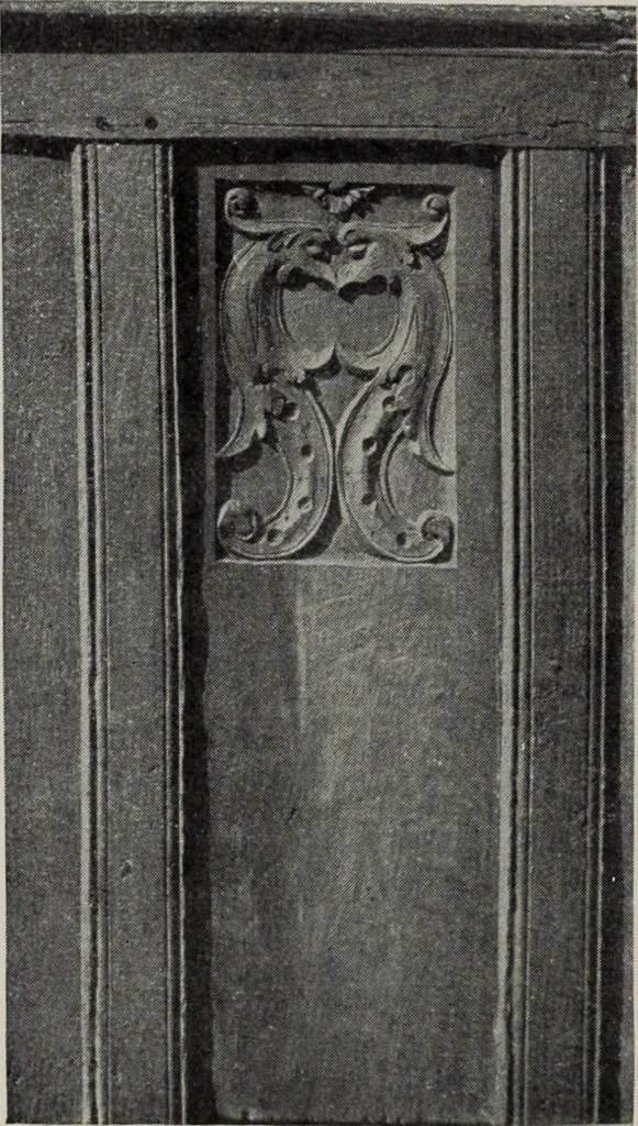 An illustration from Early renaissance architecture in England; a historical and descriptive account of the Tudor, Elizabethan, and Jacobean periods, 1500-1625, for the use of students and others, 1914, leaf 208