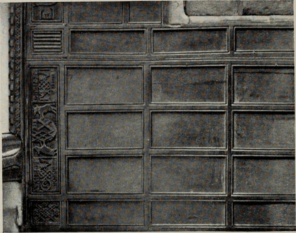 An illustration from Early renaissance architecture in England; a historical and descriptive account of the Tudor, Elizabethan, and Jacobean periods, 1500-1625, for the use of students and others, 1914, leaf 210