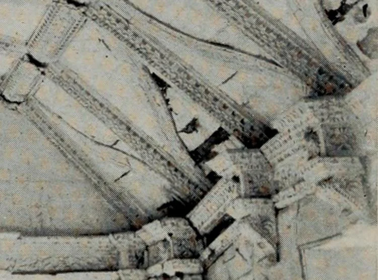 An illustration from Early renaissance architecture in England; a historical and descriptive account of the Tudor, Elizabethan, and Jacobean periods, 1500-1625, for the use of students and others, 1914, leaf 226