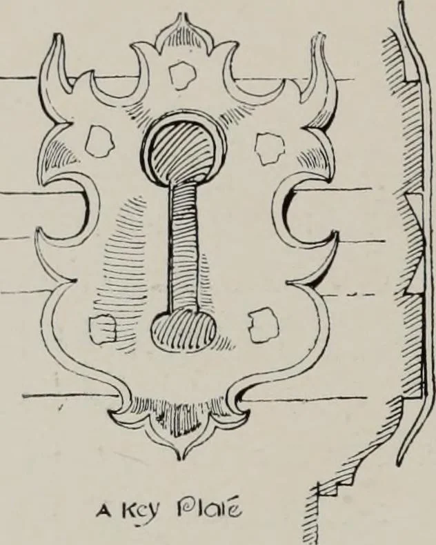An illustration from Early renaissance architecture in England; a historical and descriptive account of the Tudor, Elizabethan, and Jacobean periods, 1500-1625, for the use of students and others, 1914, leaf 238