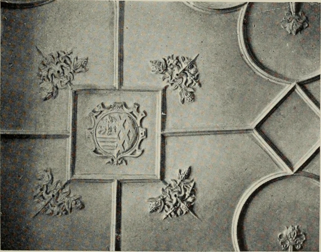 An illustration from Early renaissance architecture in England; a historical and descriptive account of the Tudor, Elizabethan, and Jacobean periods, 1500-1625, for the use of students and others, 1914, leaf 257