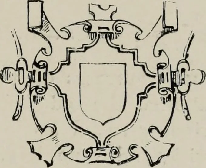 An illustration from Early renaissance architecture in England; a historical and descriptive account of the Tudor, Elizabethan, and Jacobean periods, 1500-1625, for the use of students and others, 1914, leaf 269
