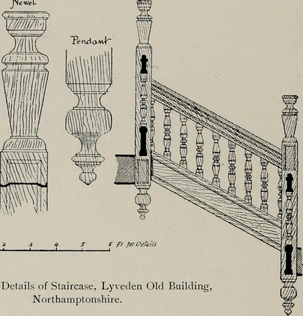 An illustration from Early renaissance architecture in England; a historical and descriptive account of the Tudor, Elizabethan, and Jacobean periods, 1500-1625, for the use of students and others, 1914, leaf 274