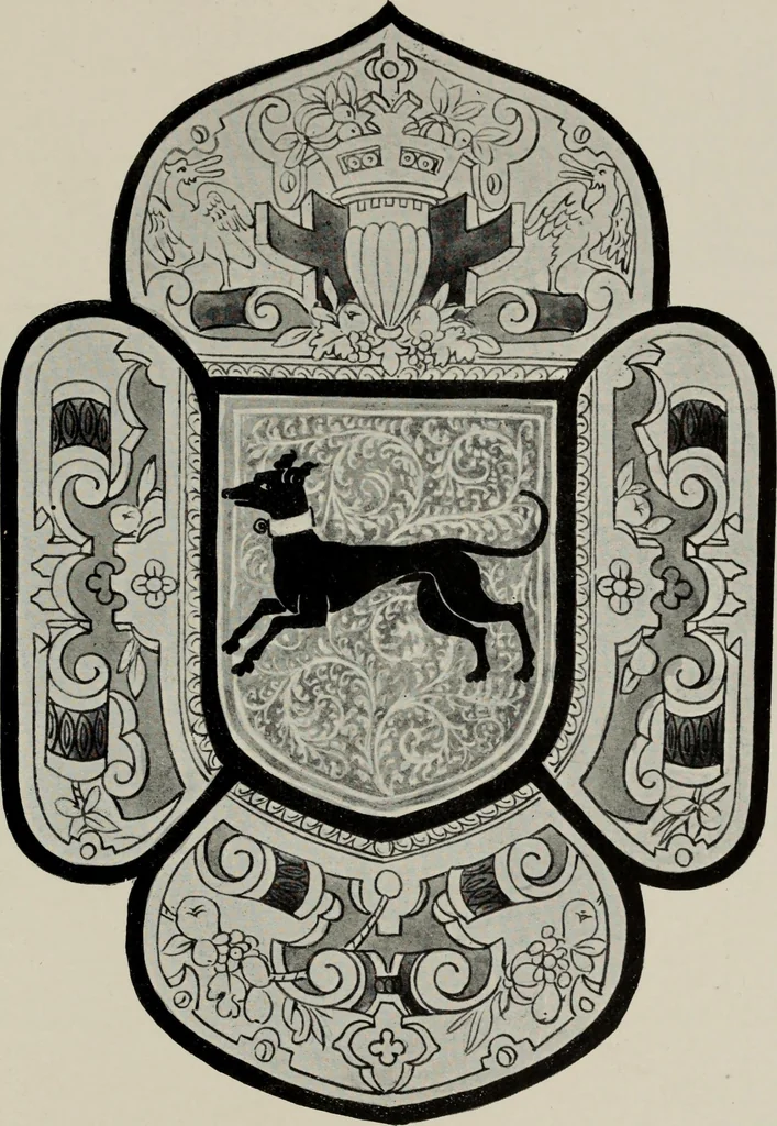 An illustration from Early renaissance architecture in England; a historical and descriptive account of the Tudor, Elizabethan, and Jacobean periods, 1500-1625, for the use of students and others, 1914, leaf 291