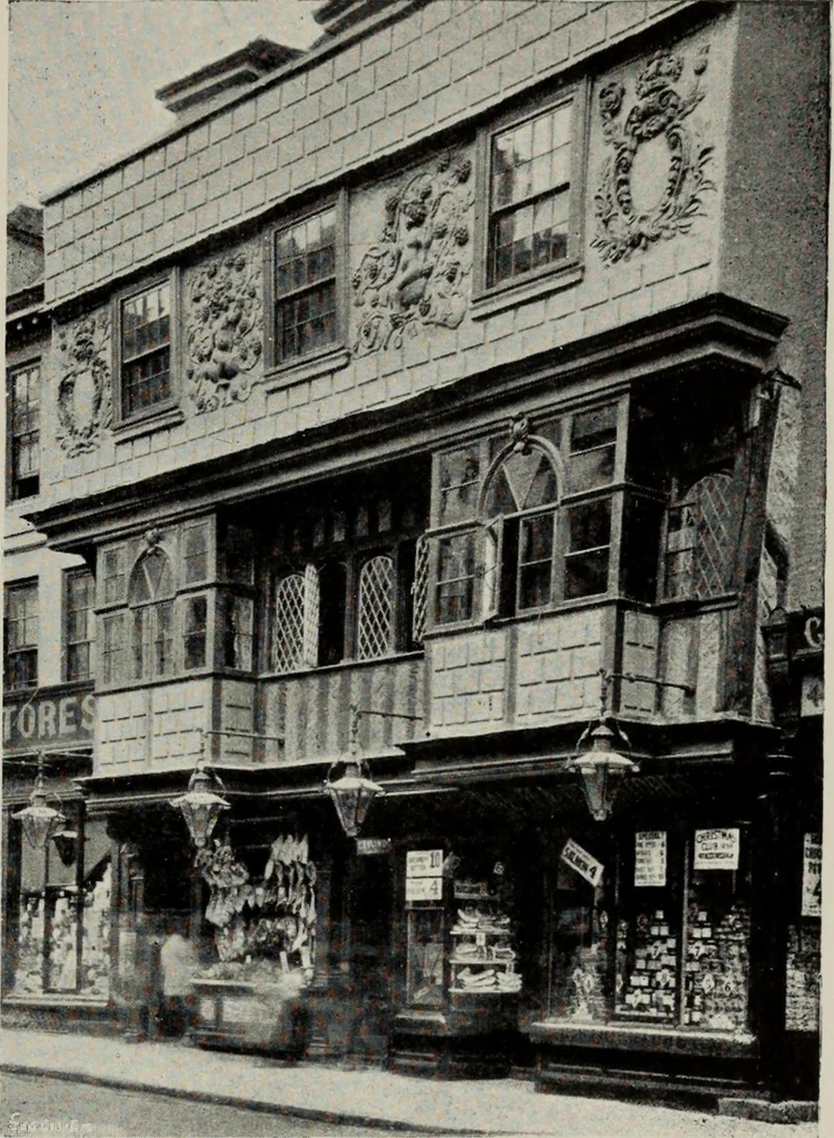 An illustration from Early renaissance architecture in England; a historical and descriptive account of the Tudor, Elizabethan, and Jacobean periods, 1500-1625, for the use of students and others, 1914, leaf 295