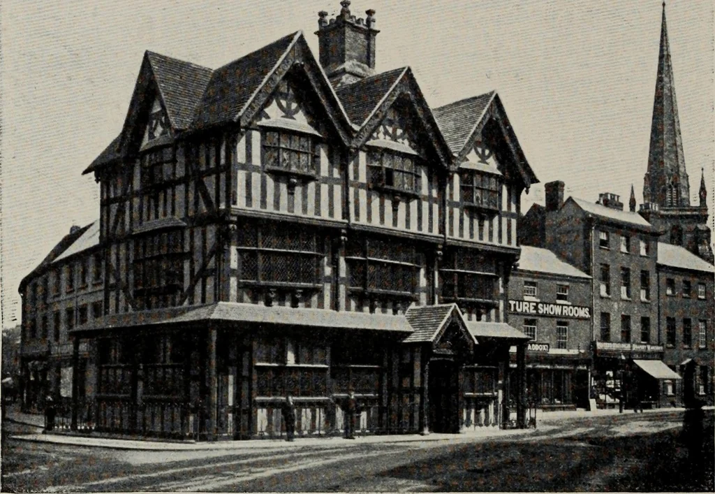 An illustration from Early renaissance architecture in England; a historical and descriptive account of the Tudor, Elizabethan, and Jacobean periods, 1500-1625, for the use of students and others, 1914, leaf 296