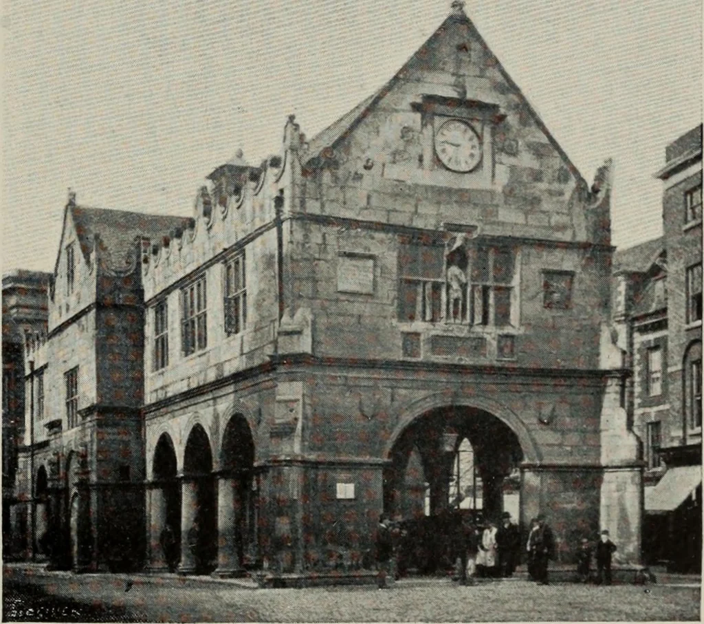 An illustration from Early renaissance architecture in England; a historical and descriptive account of the Tudor, Elizabethan, and Jacobean periods, 1500-1625, for the use of students and others, 1914, leaf 303