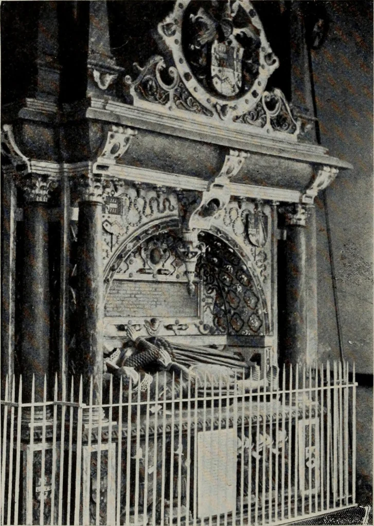 An illustration from Early renaissance architecture in England; a historical and descriptive account of the Tudor, Elizabethan, and Jacobean periods, 1500-1625, for the use of students and others, 1914, leaf 314