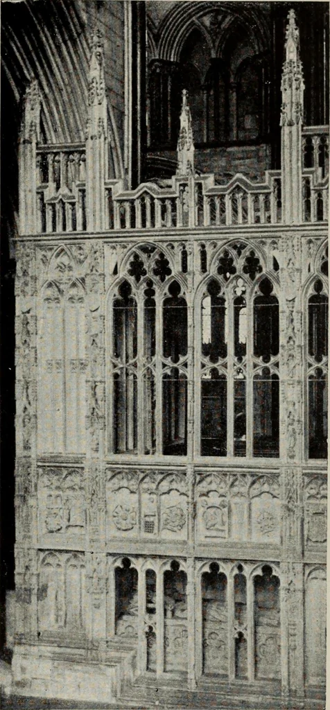 An illustration from Early renaissance architecture in England; a historical and descriptive account of the Tudor, Elizabethan, and Jacobean periods, 1500-1625, for the use of students and others, 1914, leaf 39