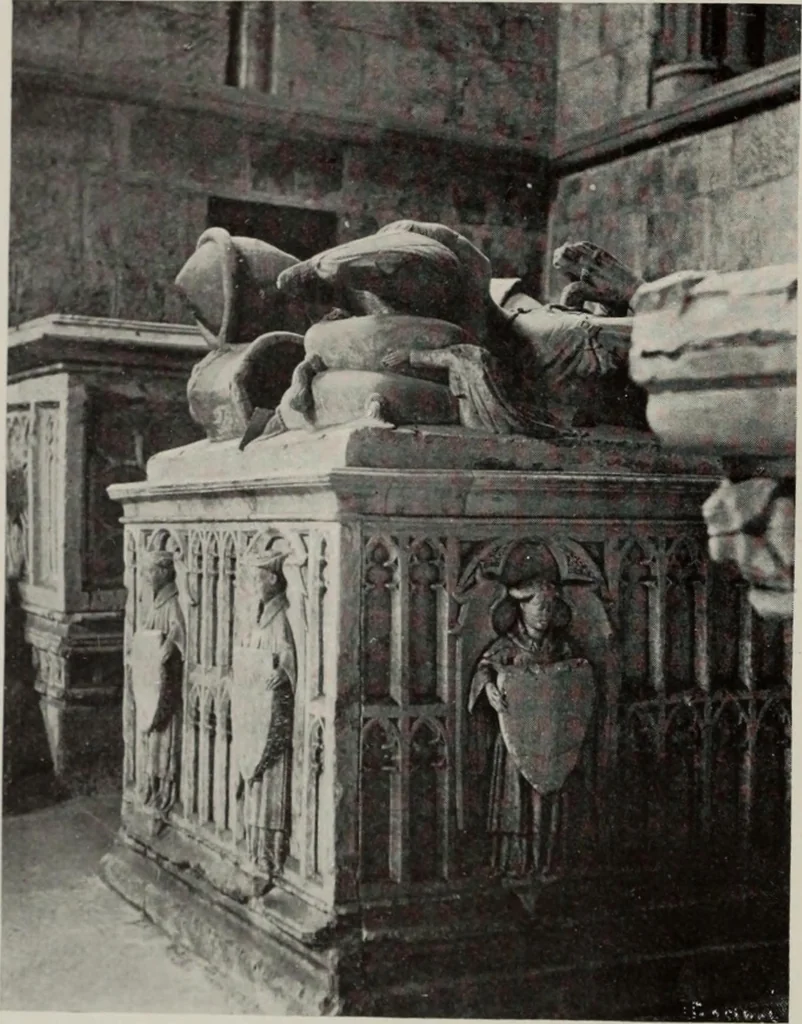 An illustration from Early renaissance architecture in England; a historical and descriptive account of the Tudor, Elizabethan, and Jacobean periods, 1500-1625, for the use of students and others, 1914, leaf 40