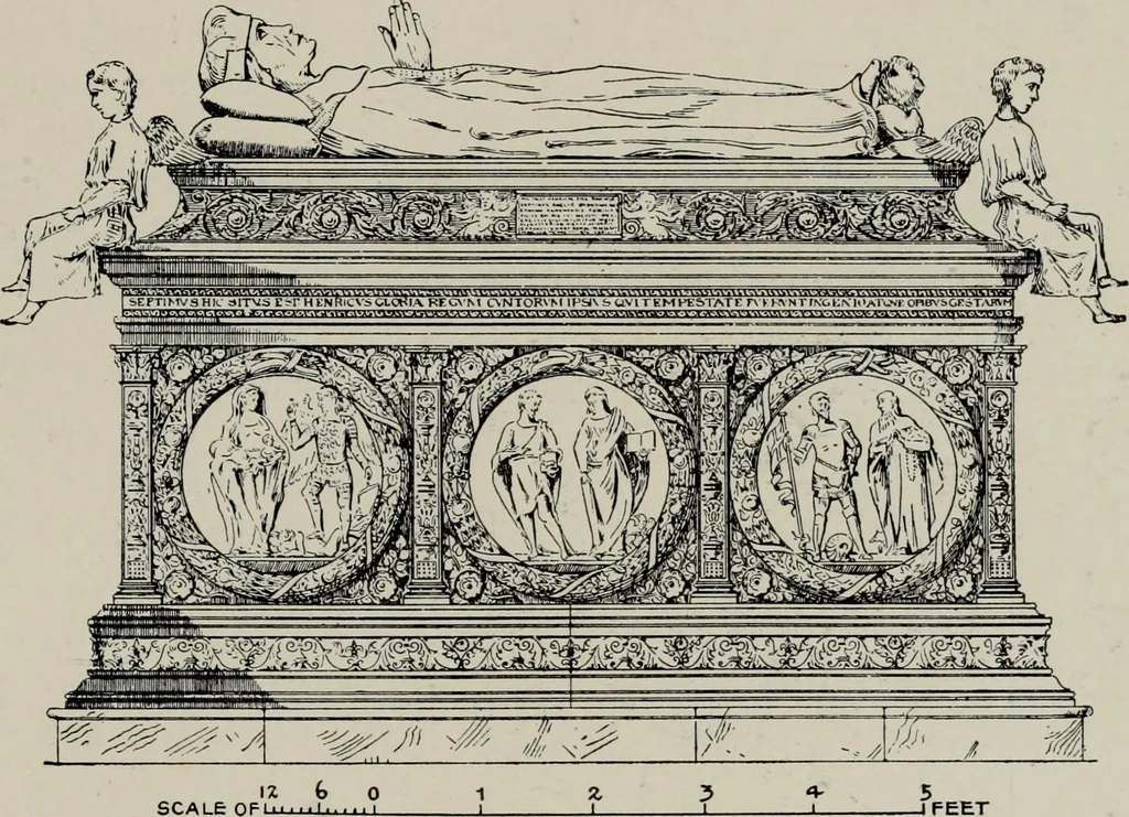 An illustration from Early renaissance architecture in England; a historical and descriptive account of the Tudor, Elizabethan, and Jacobean periods, 1500-1625, for the use of students and others, 1914, leaf 41
