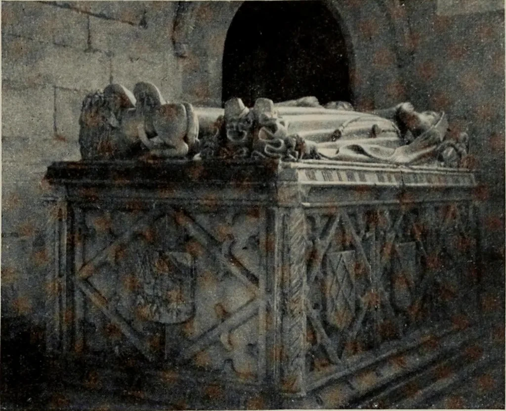 An illustration from Early renaissance architecture in England; a historical and descriptive account of the Tudor, Elizabethan, and Jacobean periods, 1500-1625, for the use of students and others, 1914, leaf 43