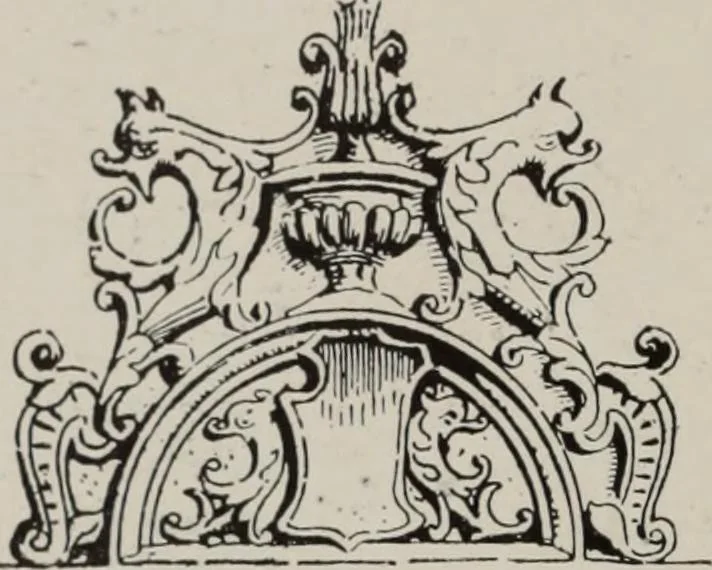 An illustration from Early renaissance architecture in England; a historical and descriptive account of the Tudor, Elizabethan, and Jacobean periods, 1500-1625, for the use of students and others, 1914, leaf 48