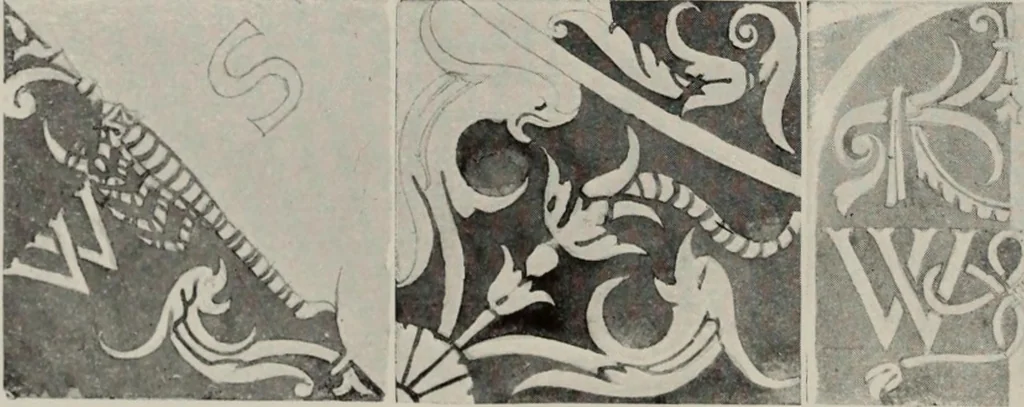 An illustration from Early renaissance architecture in England; a historical and descriptive account of the Tudor, Elizabethan, and Jacobean periods, 1500-1625, for the use of students and others, 1914, leaf 70