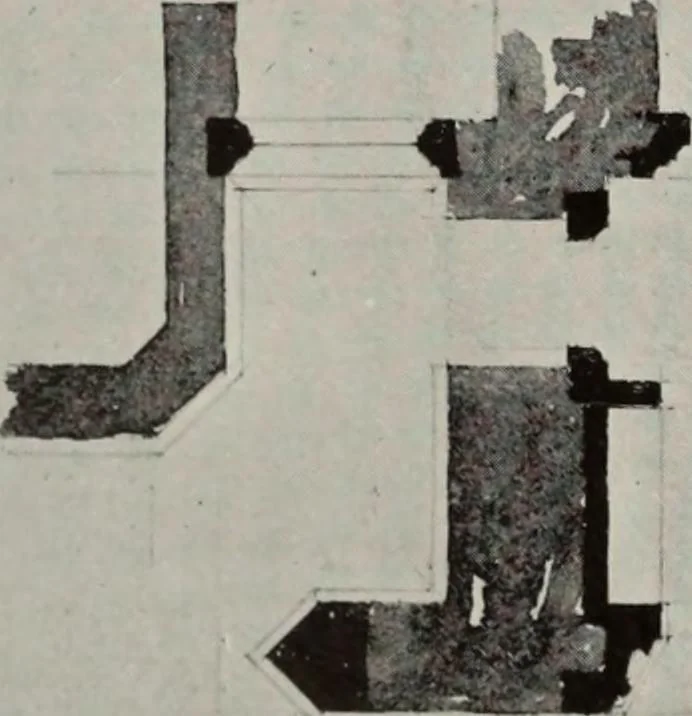 An illustration from Early renaissance architecture in England; a historical and descriptive account of the Tudor, Elizabethan, and Jacobean periods, 1500-1625, for the use of students and others, 1914, leaf 82