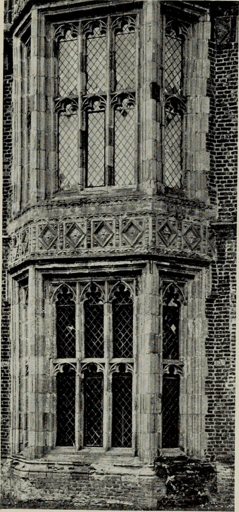 An illustration from Early renaissance architecture in England; a historical and descriptive account of the Tudor, Elizabethan, and Jacobean periods, 1500-1625, for the use of students and others, 1914, leaf 85