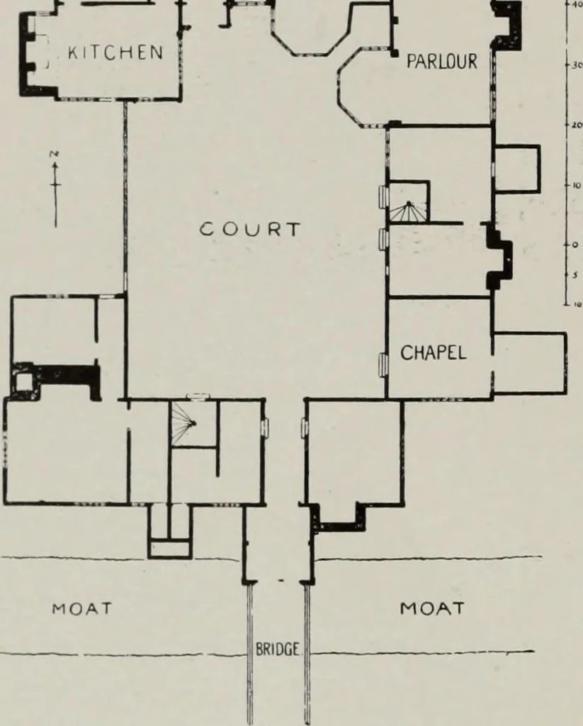 An illustration from Early renaissance architecture in England; a historical and descriptive account of the Tudor, Elizabethan, and Jacobean periods, 1500-1625, for the use of students and others, 1914, leaf 97