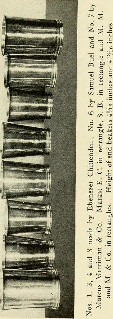 An illustration from Early silver of Connecticut and its makers, 1913, leaf 160