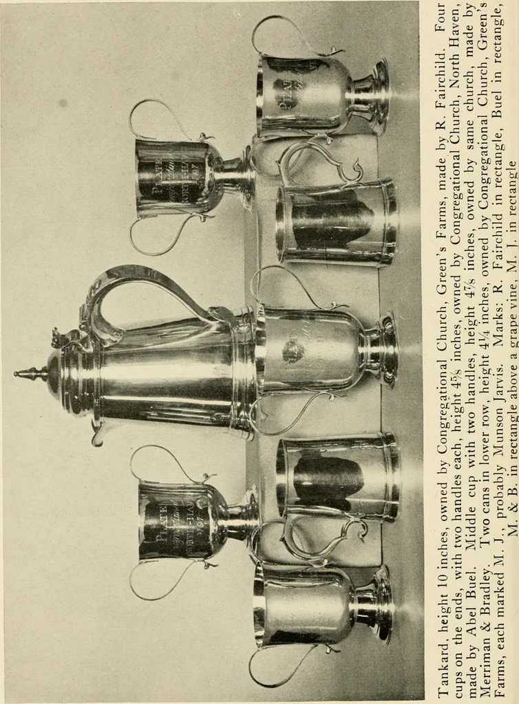 An illustration from Early silver of Connecticut and its makers, 1913, leaf 161