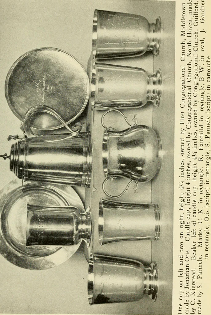 An illustration from Early silver of Connecticut and its makers, 1913, leaf 162