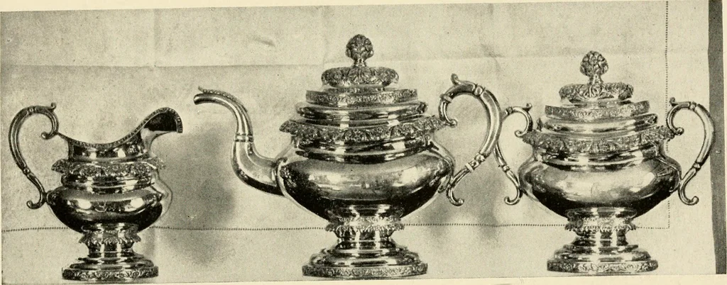 An illustration from Early silver of Connecticut and its makers, 1913, leaf 163