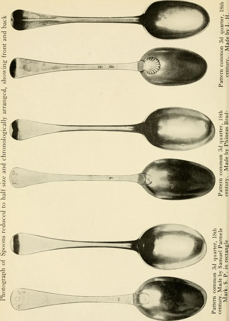 An illustration from Early silver of Connecticut and its makers, 1913, leaf 19