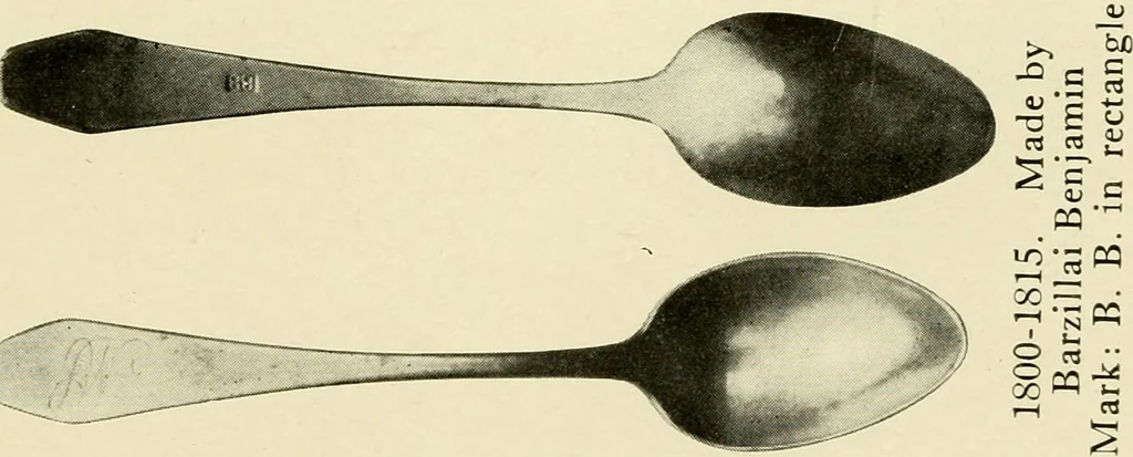 An illustration from Early silver of Connecticut and its makers, 1913, leaf 22