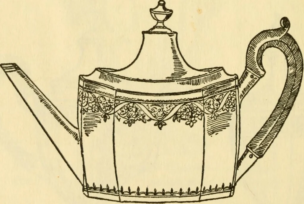 An illustration from Early silver of Connecticut and its makers, 1913, leaf 37