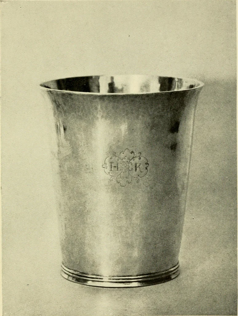 An illustration from Early silver of Connecticut and its makers, 1913, leaf 42
