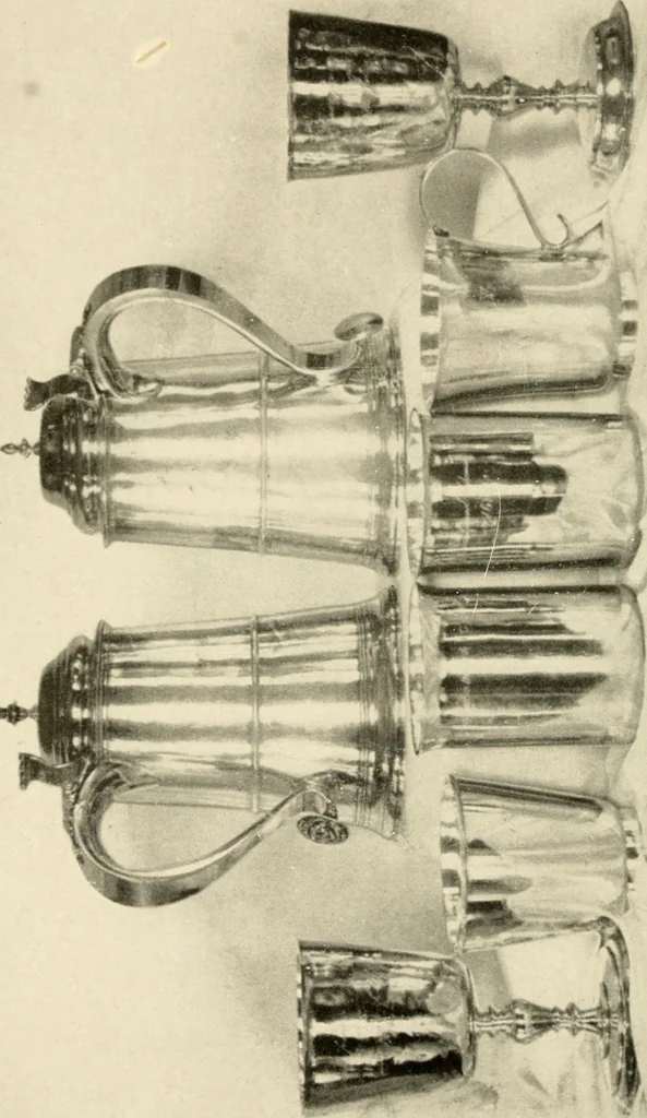 An illustration from Early silver of Connecticut and its makers, 1913, leaf 49