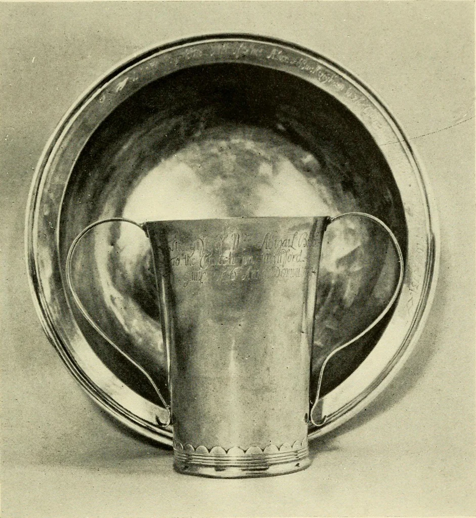 An illustration from Early silver of Connecticut and its makers, 1913, leaf 66