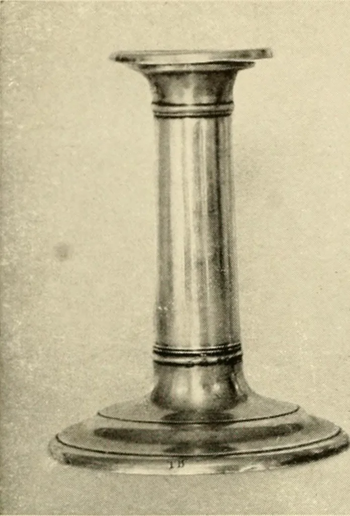 An illustration from Early silver of Connecticut and its makers, 1913, leaf 75