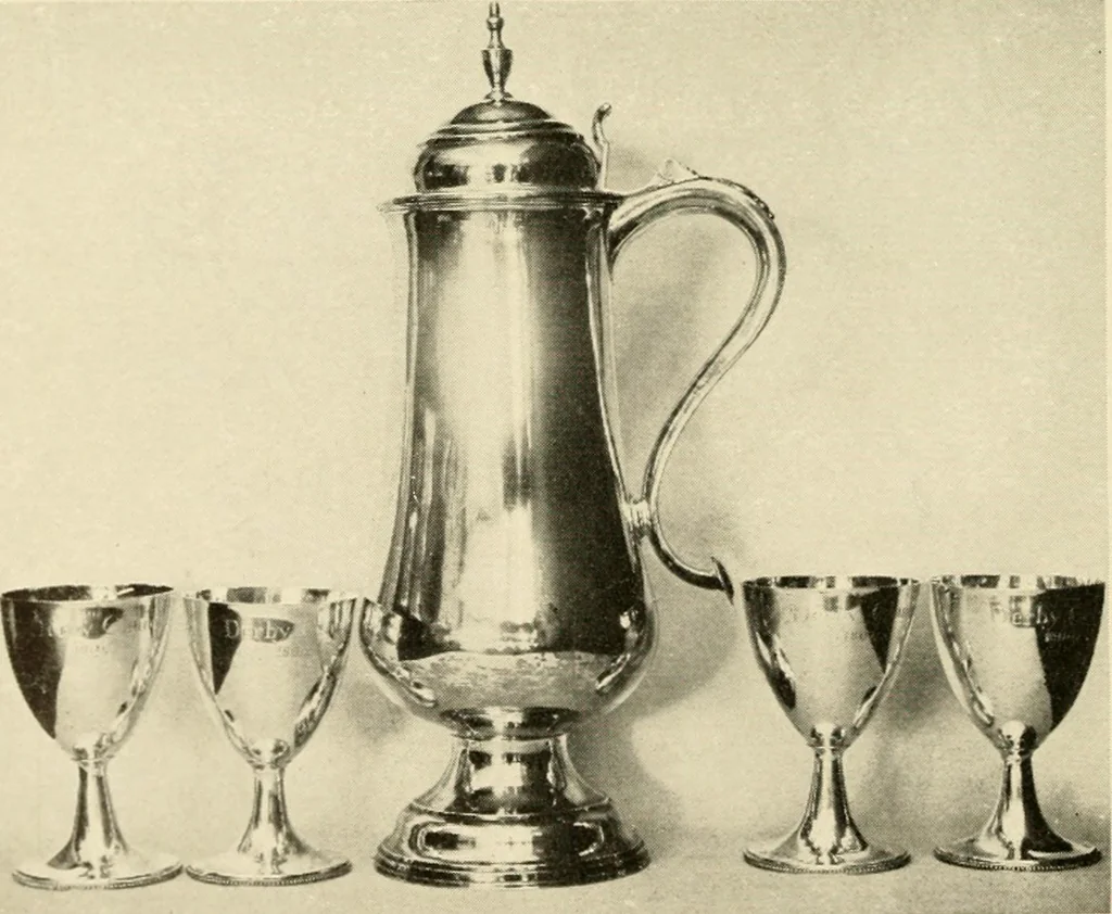 An illustration from Early silver of Connecticut and its makers, 1913, leaf 75