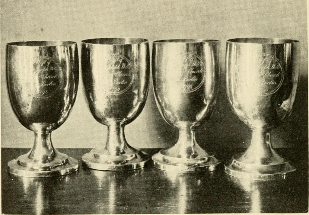 An illustration from Early silver of Connecticut and its makers, 1913, leaf 97