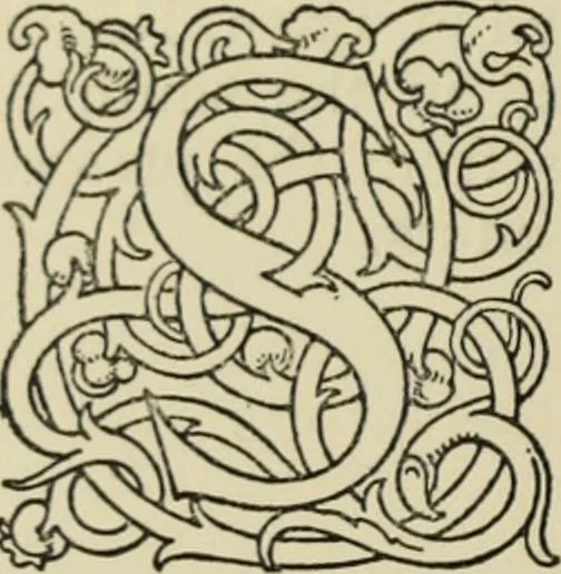 An illustration from Early woodcut initials : containing over thirteen hundred reproductions of ornamental letters of the fifteenth and sixteenth centuries, 1908, leaf 111